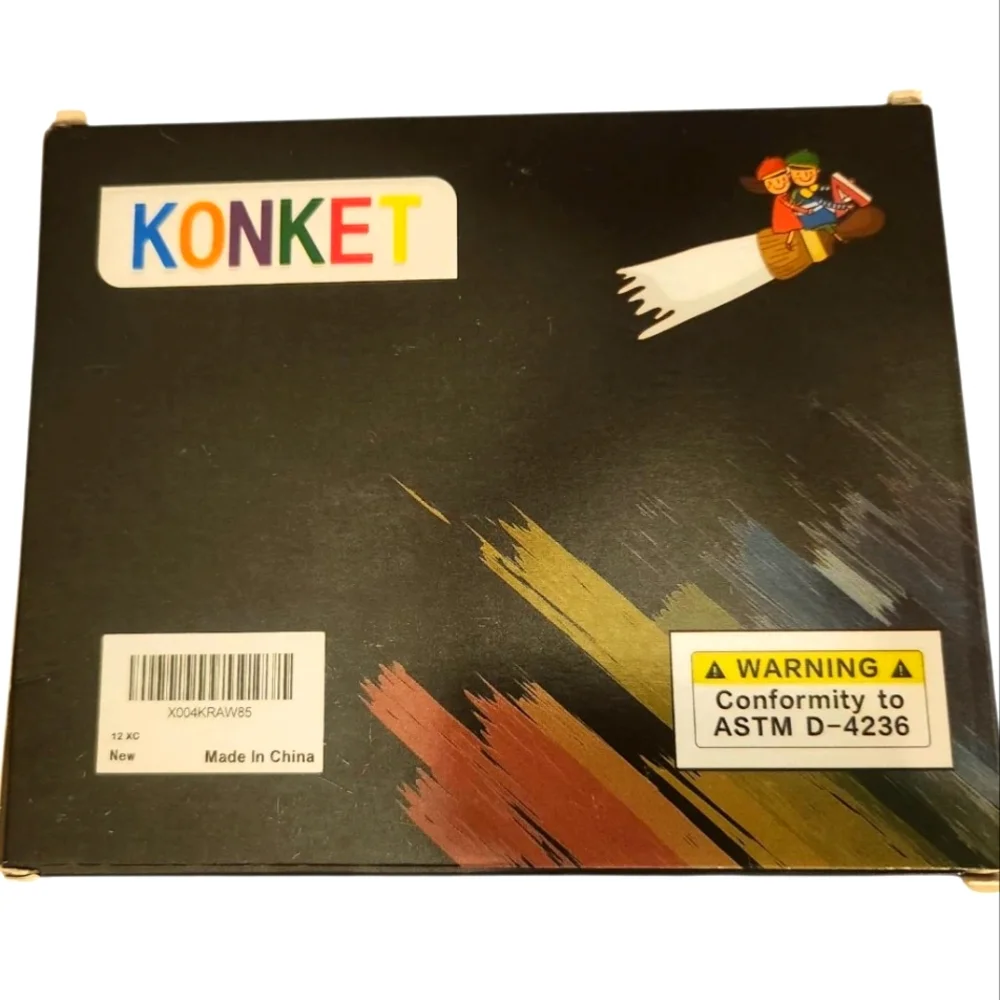 Konket Art Set Highlighters with Glitter